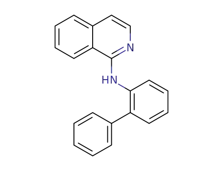 Molecular Structure of 1352932-50-3 (N-(biphenyl-2-yl)isoquinolin-1-amine)