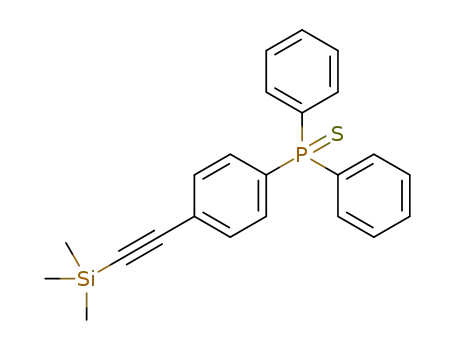 [4-(diphenylphosphinothioyl)phenylethynyl]trimethylsilane