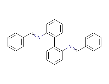 Molecular Structure of 83027-14-9 (N-[2-[2-(benzylideneamino)phenyl]phenyl]-1-phenyl-methanimine)