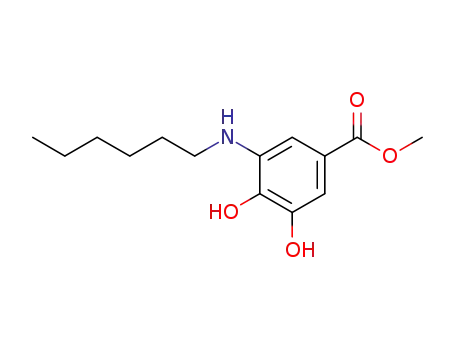 methyl 3-(hexylamino)-4,5-dihydroxybenzoate