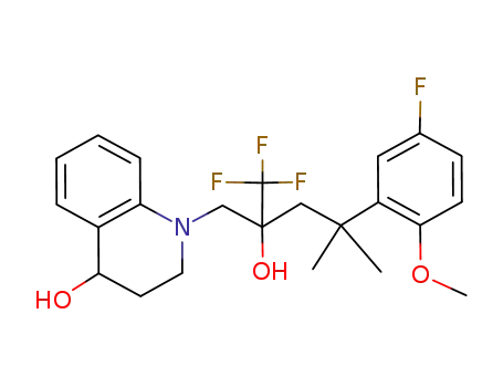 1-[4-(5-fluoro-2-methoxyphenyl)-2-hydroxy-4-methyl-2-(trifluoromethyl)pentyl]-1,2,3,4-tetrahydroquinolin-4-ol