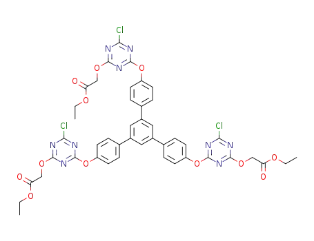 Molecular Structure of 1267551-26-7 (C<sub>45</sub>H<sub>36</sub>Cl<sub>3</sub>N<sub>9</sub>O<sub>12</sub>)