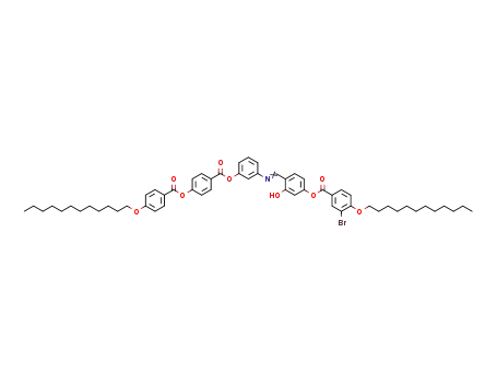 3-[4-(3-bromo-4-n-dodecyloxybenzoyloxy)-2-hydroxybenzylideneamino]phenyl 4-(4-n-dodecyloxybenzoyloxy)benzoate