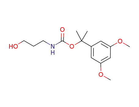 (3-hydroxy-propyl)-carbamic acid 1-(3,5-dimethoxy-phenyl)-1-methyl-ethyl ester