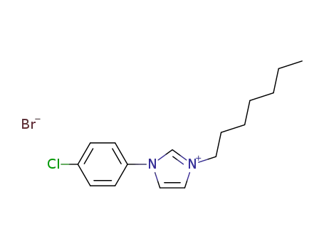 1-(4-chlorophenyl)-3-heptyl-1H-imidazolium bromide