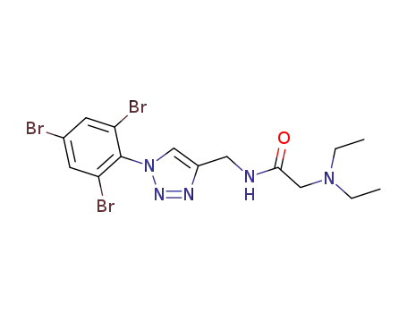 2-(diethylamino)-N-((1-(2,4,6-tribromophenyl)-1H-1,2,3-triazol-4-yl)methyl)ethanamide