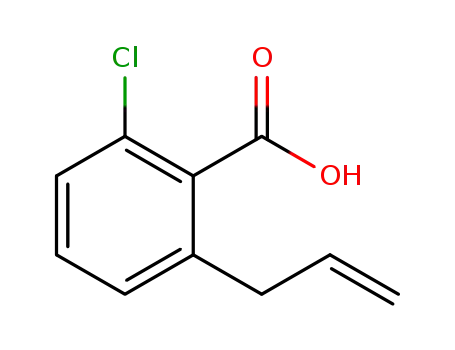 Molecular Structure of 1344667-73-7 (2-allyl-6-chlorobenzoic acid)