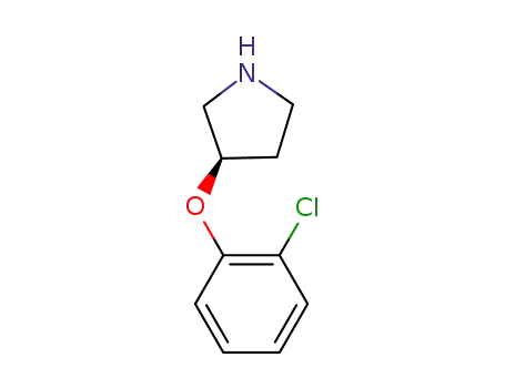 PYRROLIDINE, 3-(2-CHLOROPHENOXY)-, (3R)-