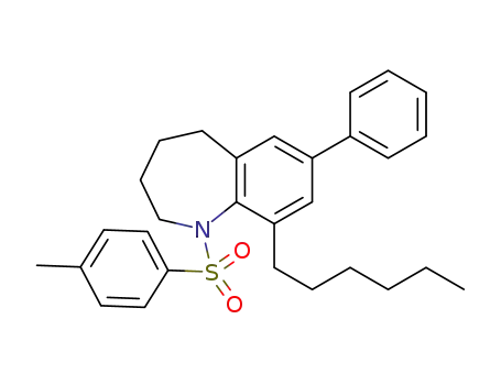 9-hexyl-7-phenyl-1-tosyl-2,3,4,5-tetrahydro-1H-benzo[b]azepine