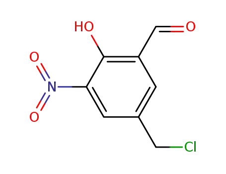 5-(Chloromethyl)-2-hydroxy-3-nitrobenzaldehyde