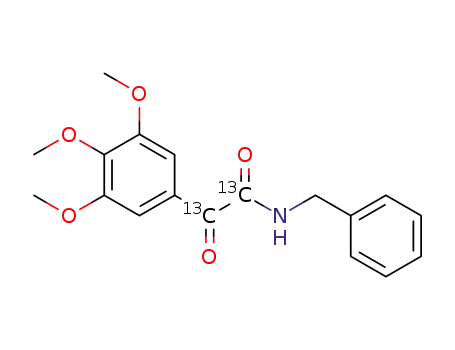 [1,2-<sup>(13)</sup>C<sub>2</sub>]-N-benzyl-2-oxo-2-(3,4,5-trimethoxyphenyl)acetamide