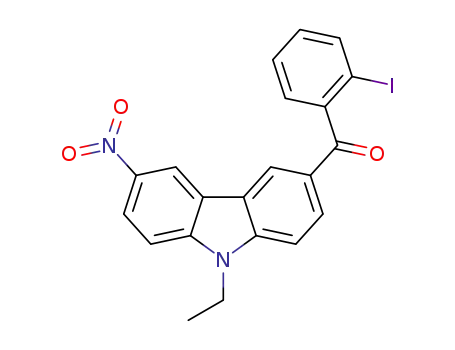 Molecular Structure of 1383942-99-1 ((9-ethyl-6-nitro-9H-carbazol-3-yl)(2-iodophenyl)methanone)