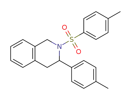Molecular Structure of 1363394-45-9 (3-p-tolyl-2-tosyl-1,2,3,4-tetrahydroisoquinoline)