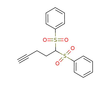 6,6-bis(phenylsulfonyl)-2-hexyne