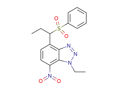 1-ethyl-7-nitro-4-[1-(phenylsulfonyl)propyl]-1H-benzotriazole