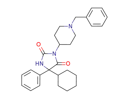 2,4-Imidazolidinedione,
5-cyclohexyl-5-phenyl-3-[1-(phenylmethyl)-4-piperidinyl]-
