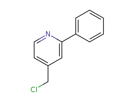 Molecular Structure of 147937-35-7 (4-(CHLOROMETHYL)-2-PHENYLPYRIDINE)