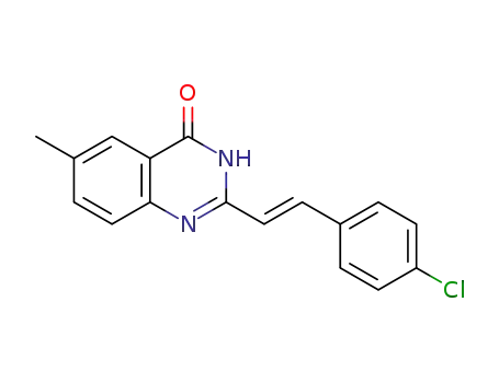2-[(E)-2-(4-chlorophenyl)ethenyl]-6-methylquinazolin-4(3H)-one