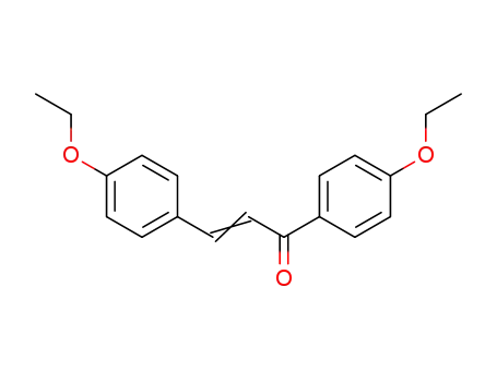 Molecular Structure of 141701-93-1 (2-Propen-1-one, 1,3-bis(4-ethoxyphenyl)-)