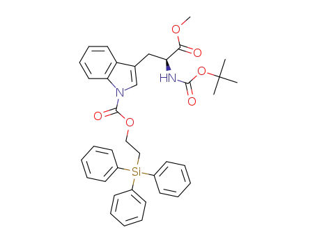 N-tert-butoxycarbonyl-1-[2-(triphenylsilyl)ethoxycarbonyl]-L-tryptophan methyl ester