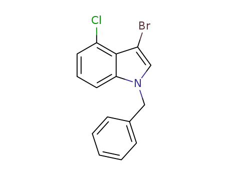 1-benzyl-3-bromo-4-chloroindole