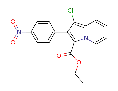 ethyl 1-chloro-2-(4-nitrophenyl)indolizine-3-carboxylate