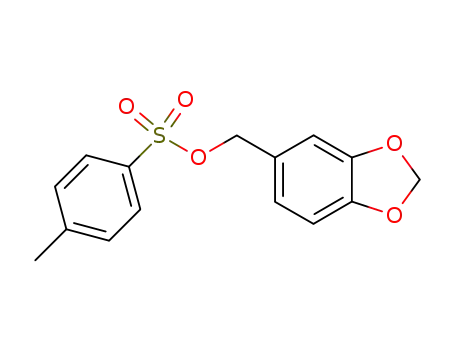 Molecular Structure of 1026651-89-7 ((1,3-benzodioxol-5-yl)methyl 4-methylbenzenesulfonate)
