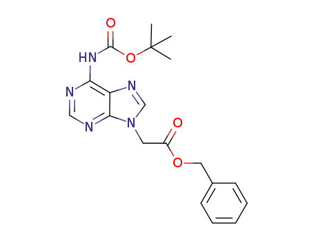 benzyl 6-N-Boc-adenin-9-ylacetate