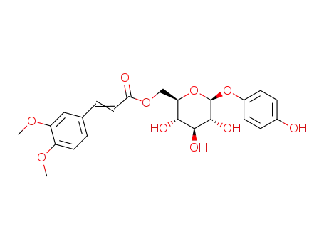 6'-O-3,4-dimethoxycinnamoyl-arbutin
