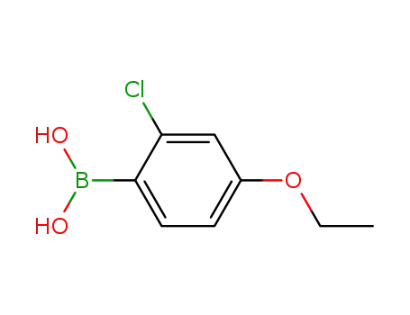 Molecular Structure of 313545-44-7 (2-CHLORO-4-ETHOXYPHENYLBORONIC ACID)