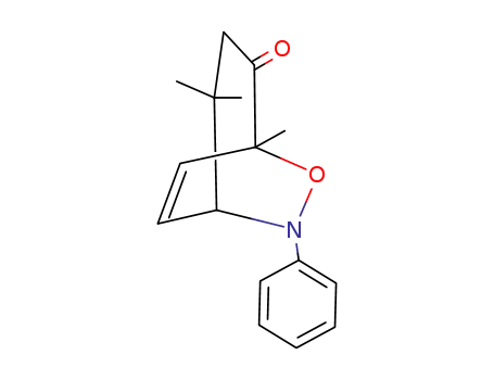 Molecular Structure of 68070-83-7 (1,4,4-trimethyl-9-phenyl-8-oxa-9-azabicyclo[3.2.2]non-6-en-2-one)