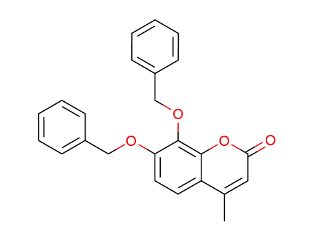 2H-1-Benzopyran-2-one, 4-methyl-7,8-bis(phenylmethoxy)-