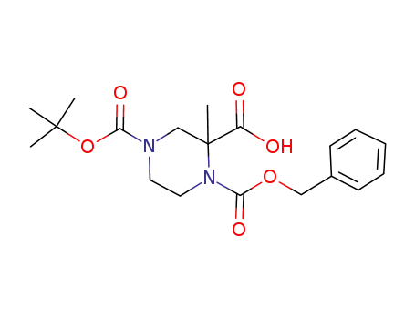 1-[(benzyloxy)carbonyl]-4-(tert-butoxycarbonyl)-2-methylpiperazine-2-carboxylic acid