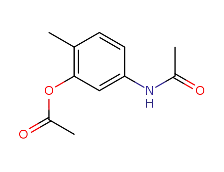 Molecular Structure of 103796-14-1 (5-(acetylamino)-2-methylphenylacetate)