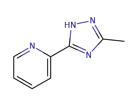 Molecular Structure of 25433-36-7 (5-Methyl-3-(pyridin-2-yl)-1H-1,2,4-triazole)