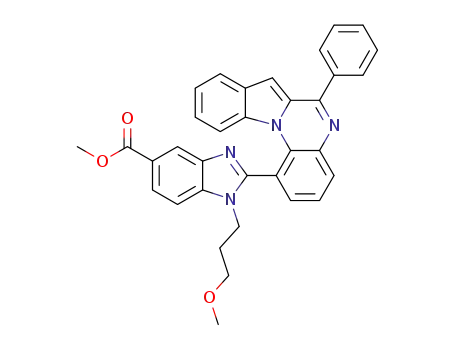 methyl 1-(3-methoxypropyl)-2-(6-phenylindolo[1,2-a]quinoxalin-1-yl)-1H-benzimidazole-5-carboxylate