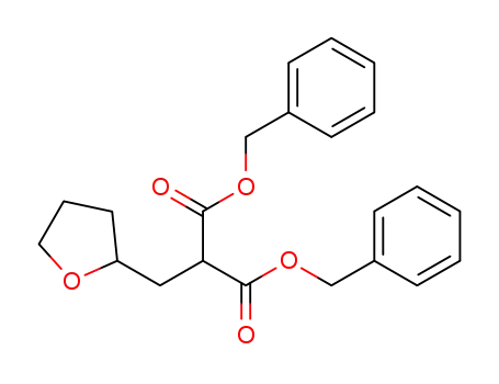 dibenzyl 2-((tetrahydrofuran-2-yl)methyl)malonate