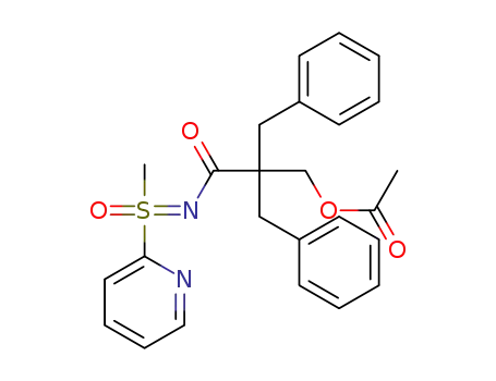 N-[3-acetoxy-2,2-dibenzylpropanoyl]-S-methyl-S-2-pyridylsulfoximine