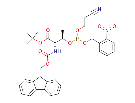 N-α-Fmoc-phosphi(1-nitrophenylethyl-2-cyanoethyl)-L-threonine tert-butyl ester