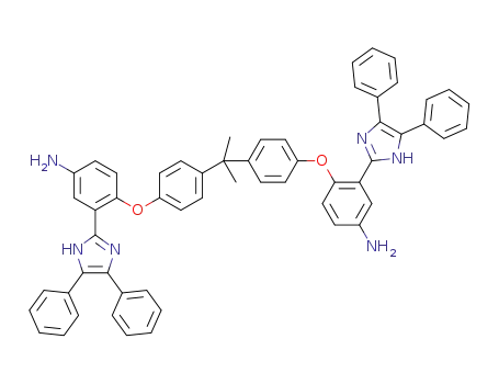4-(4-(2-(4-(4-amino-2-(4,5-diphenyl-1H-imidazol-2-yl)phenoxy)phenyl)propan-2-yl)phenoxy)-3-(4,5-diphenyl-1H-imidazol-2-yl)benzenamine