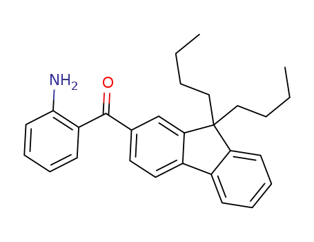Molecular Structure of 1374862-49-3 ((2-aminophenyl)(9,9-dibutyl-9H-fluoren-2-yl)methanone)