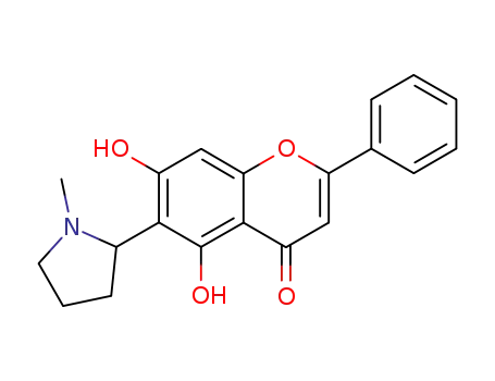 5,7-디히드록시-6-(1-메틸-2-피롤리디닐)플라본