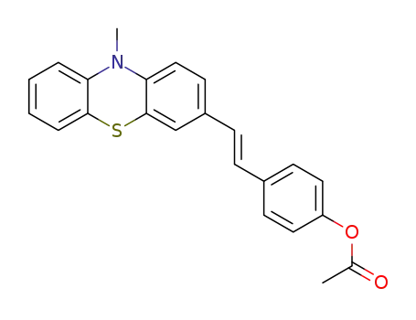 3-((E)-(4-acetoxystyryl))-10-methylphenothiazine