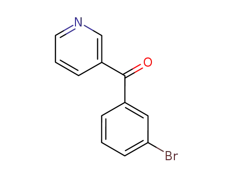 Molecular Structure of 79362-44-0 (3-(3-BROMOBENZOYL)PYRIDINE)
