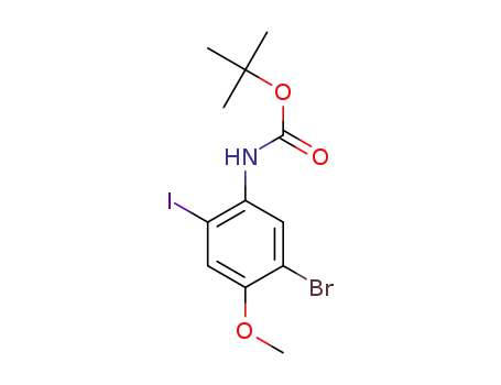 N-boc-5-bromo-2-iodo-4-methoxyaniline