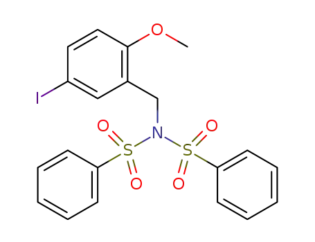 N-(5-iodo-2-methoxybenzyl)-N-(phenylsulfonyl)benzenesulfonamide