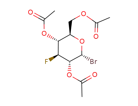2,4,6-tri-O-acetyl-3-deoxy-3-fluoro-α-D-glucopyranosylbromide