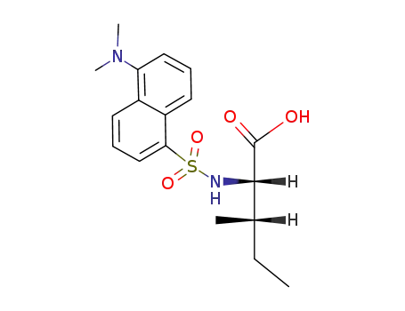 Molecular Structure of 1100-21-6 (DANSYL-L-ISOLEUCINE)