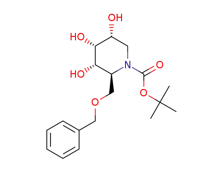 tert-butyl (2S,3S,4R,5R)-2-(benzyloxymethyl)-3,4,5-trihydroxypiperidine-1-carboxylate