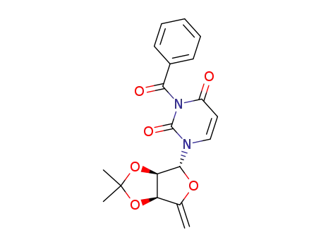 3-benzoyl-1-(5-deoxy-2,3-O-isopropylidene-β-D-erythro-pent-4-enofuranosyl)uracil